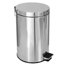 COD 7788 LIXEIRA ACO INOX 12 L